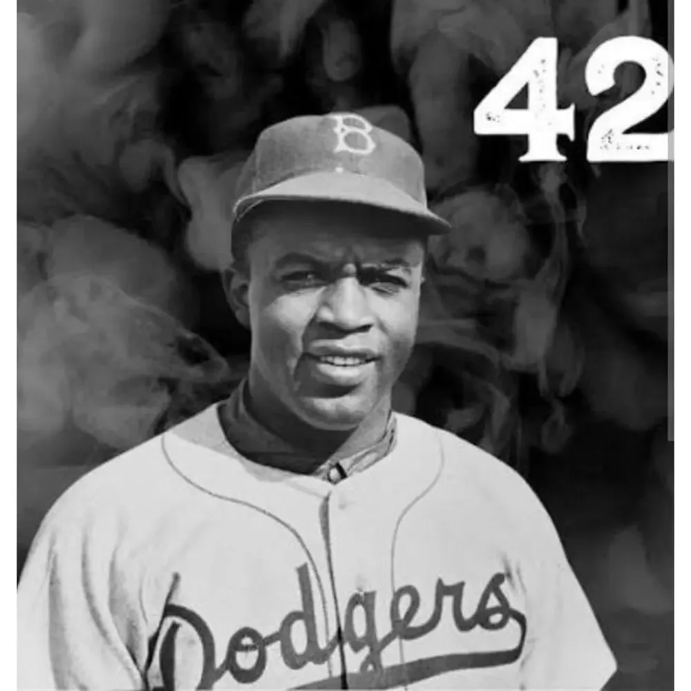 Jackie Robinson (Brooklyn)-(Blue)-(Jersey)-(XL)-$50.00 - Picture 4 of 9